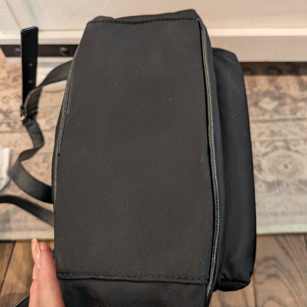 Kate Spade Chelsea Black Backpack with Gold Accents - Picture 4 of 7